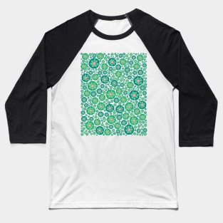 Peyote cactus plant pattern illustration Baseball T-Shirt